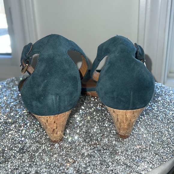 Tory Burch Savannah Wedge Sandals size 9.5 - Picture 5 of 8